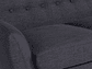 SOFÁ ROSEN 3 CUERPOS GRAFITO RAFAELLA TELA CHARCOAL - Miniatura 7