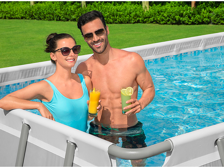 PISCINA ESTRUCTURAL BESTWAY POWER STEEL CON ACCESORIOS 640 X 274 X 132 CM 6