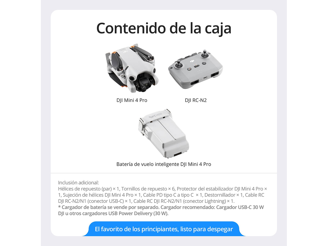  DRONE DJI MINI 4 PRO + TARJETA 64GB 6