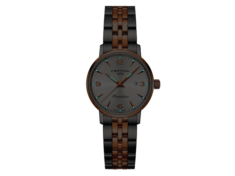 RELOJ CERTINA MUJER DS CAIMANO BICOLOR ORO ROSA 2