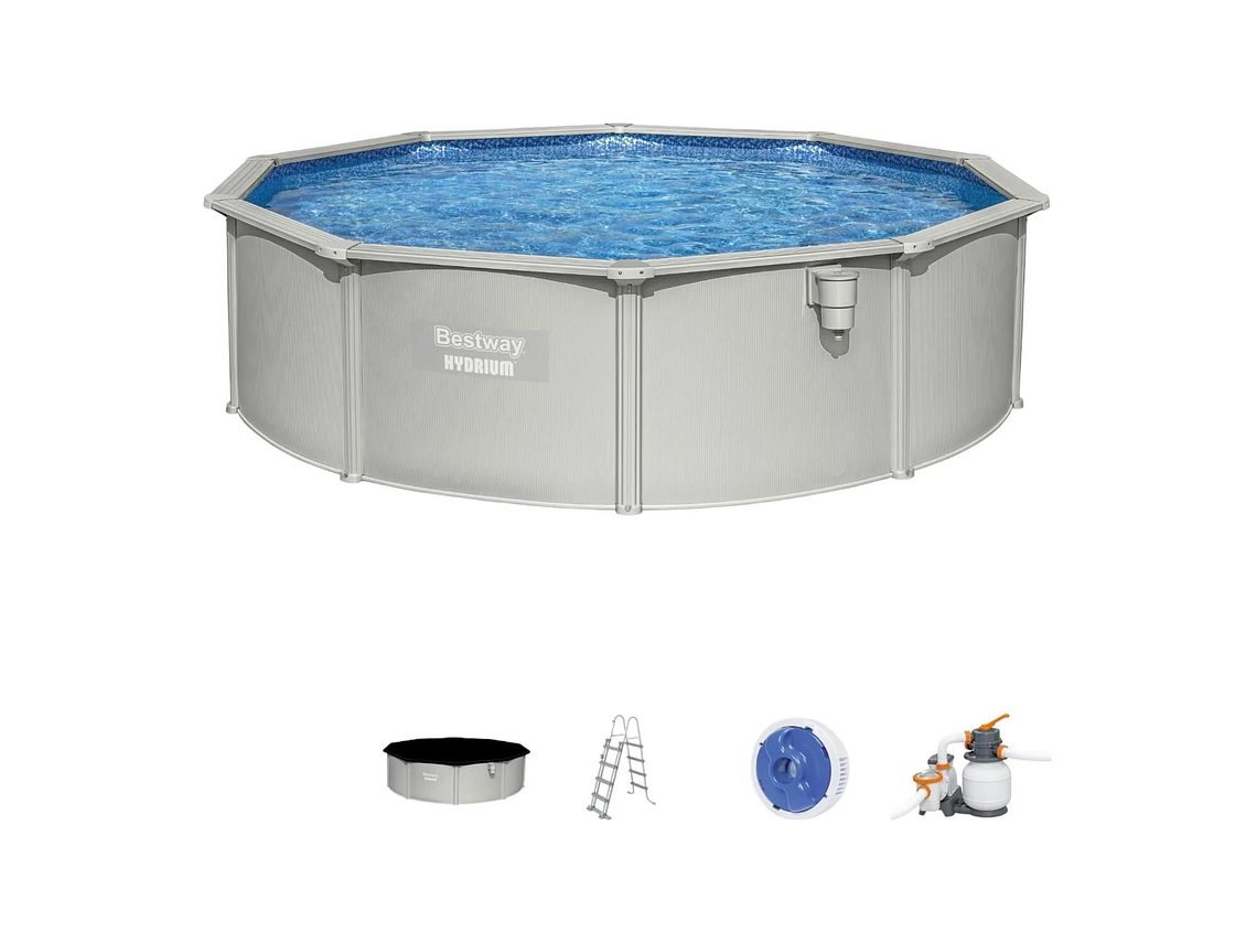PISCINA BESTWAY REDONDA HYDRIUM FILTRO+ACCESORIOS 4.60X1.20M 5