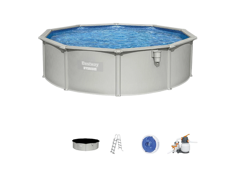 PISCINA BESTWAY REDONDA HYDRIUM FILTRO+ACCESORIOS 4.60X1.20M 5