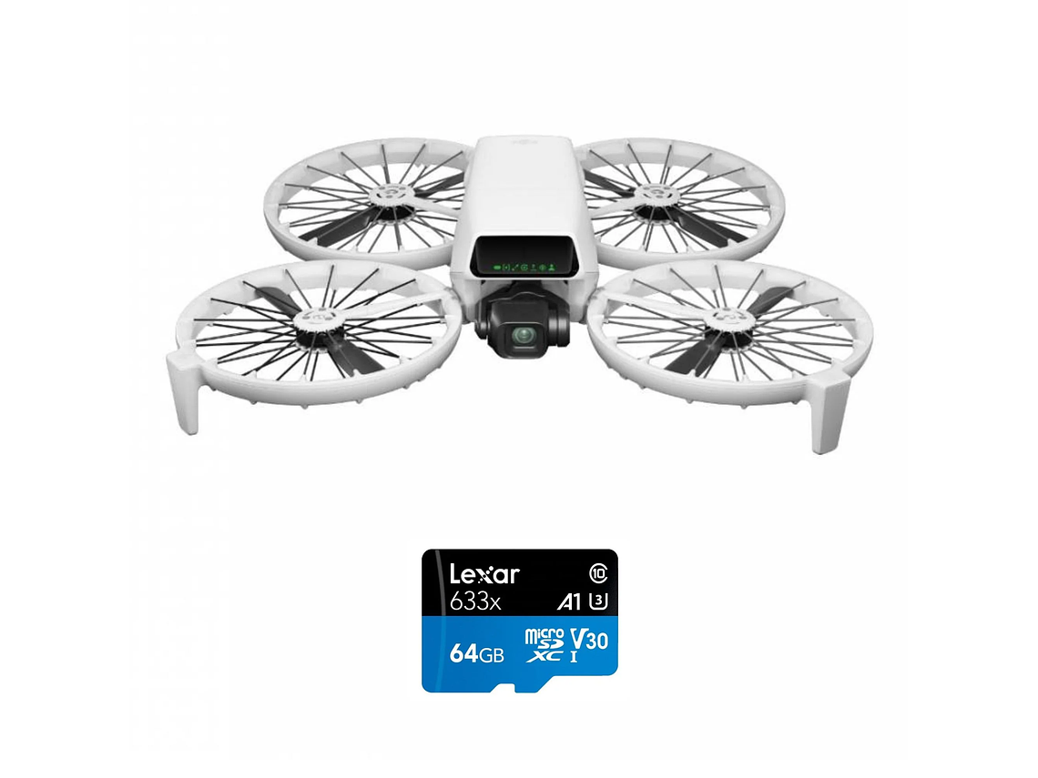 DRONE DJI FLIP FLY MORE COMBO RC 2 + TARJETA DE MEMORIA 64GB 1