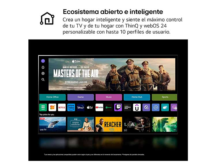 TELEVISOR SMART TV LG 4K ULTRA HD 55” 55UT8050PSB 9