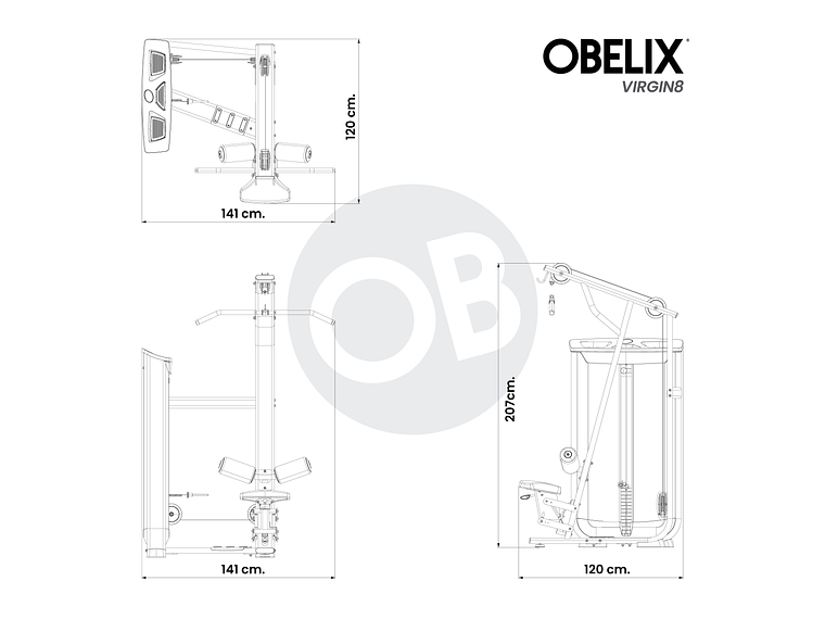 Polea Alta V8 Series | Obelix 3