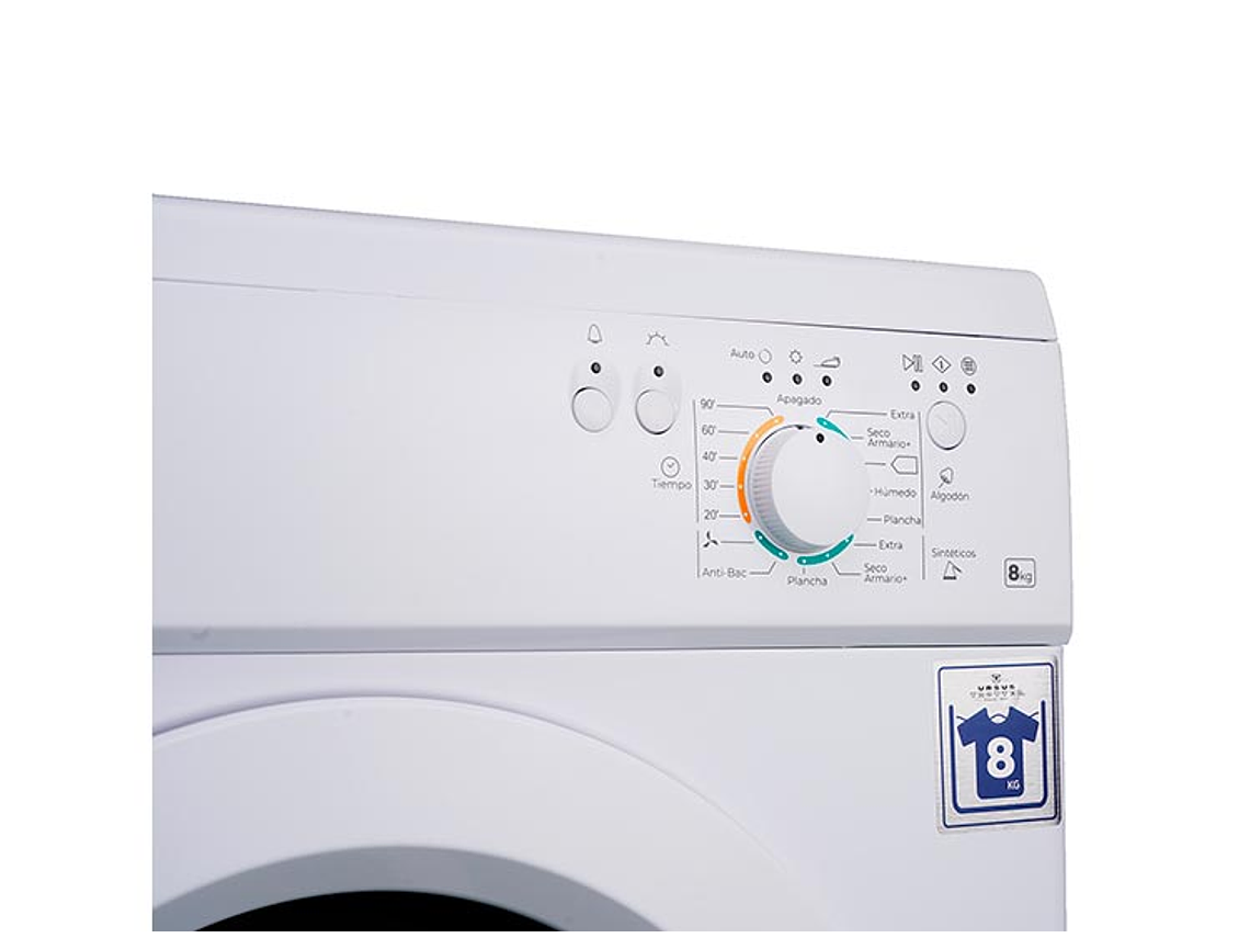 SECADORA DE ROPA POR VENTILACIÓN URSUS TROTTER UT VENT G8K-15P 8KG BLANCO 3