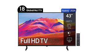 SMART TV SAMSUNG LED FUH 43” UN43T5203AGXZS