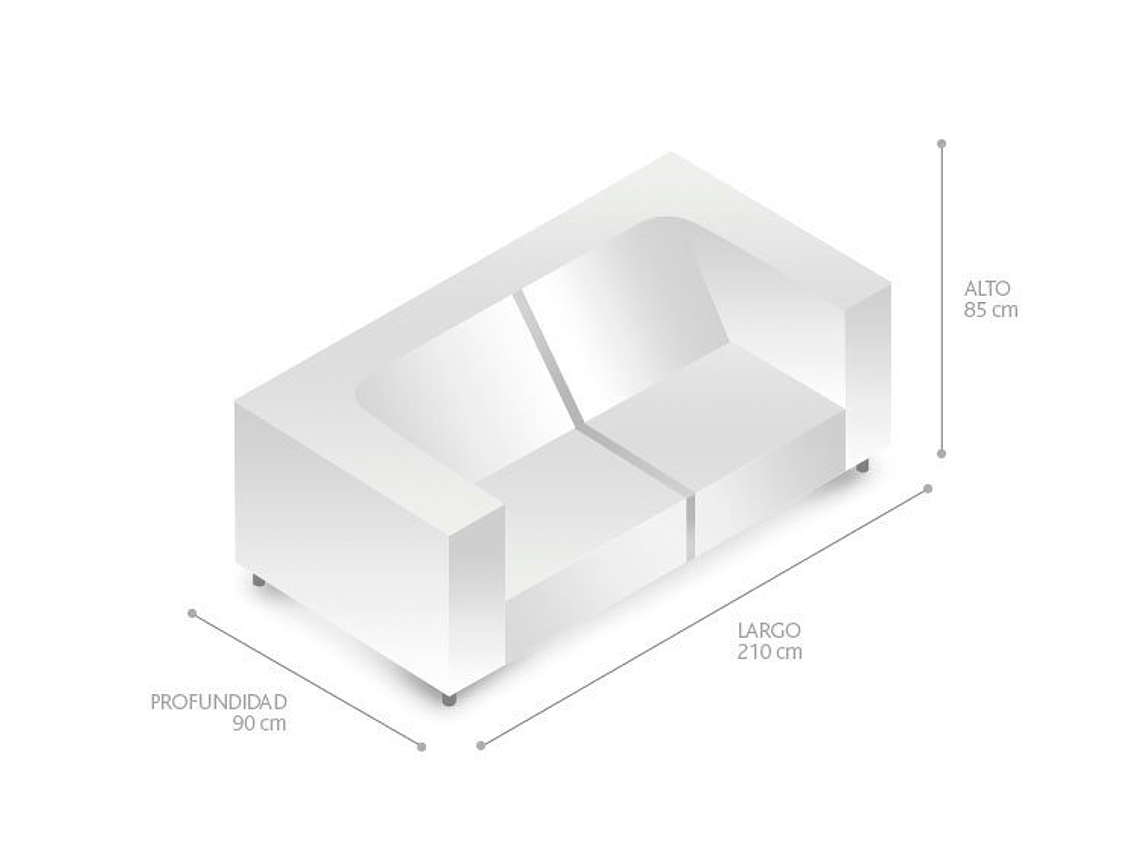 SOFÁ ROSEN CLERMONT 3 CUERPOS 2