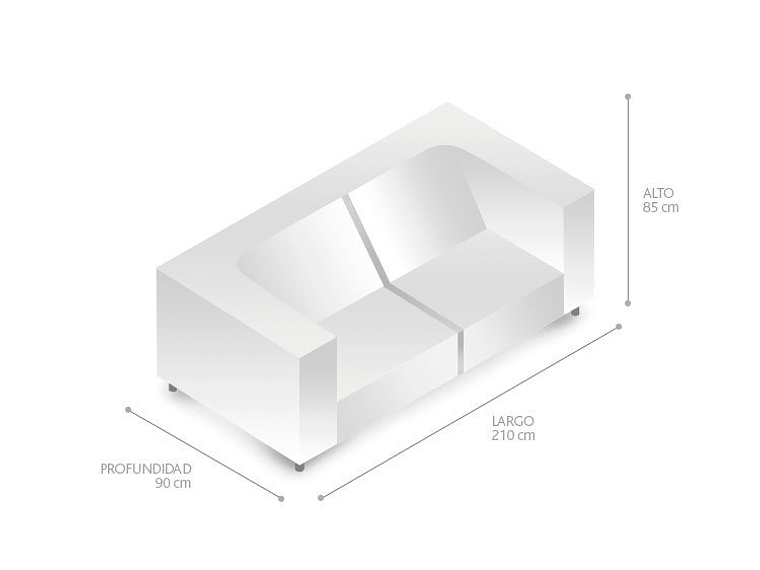 SOFÁ ROSEN CLERMONT 3 CUERPOS 2