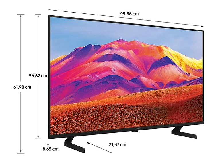 SMART TV SAMSUNG LED FUH 43” UN43T5203AGXZS 2