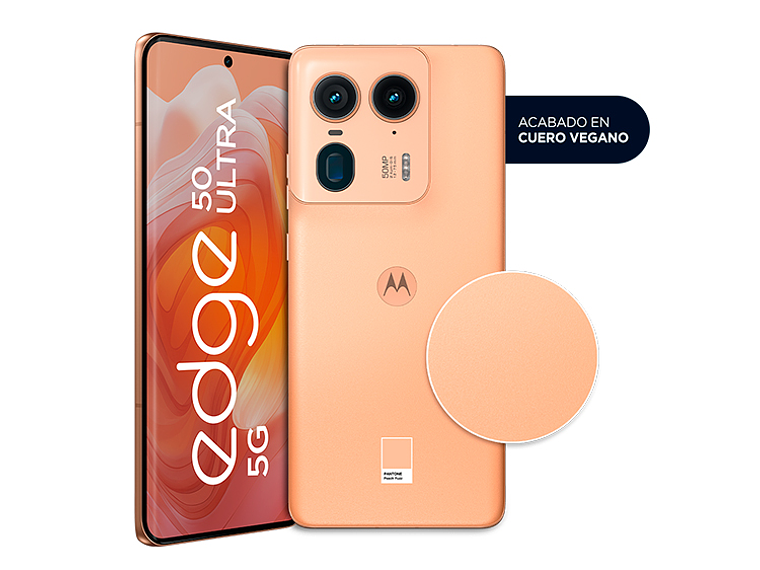 CELULAR MOTOROLA MOTO EDGE 50 ULTRA 6.7” 12 GB 512 GB 50 MP + 50 MP + 64 MP NARANJA 7