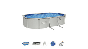 PISCINA BESTWAY OVALADA HYDRIUM FILTRO+ACCES 6.10X3.60X1.20M