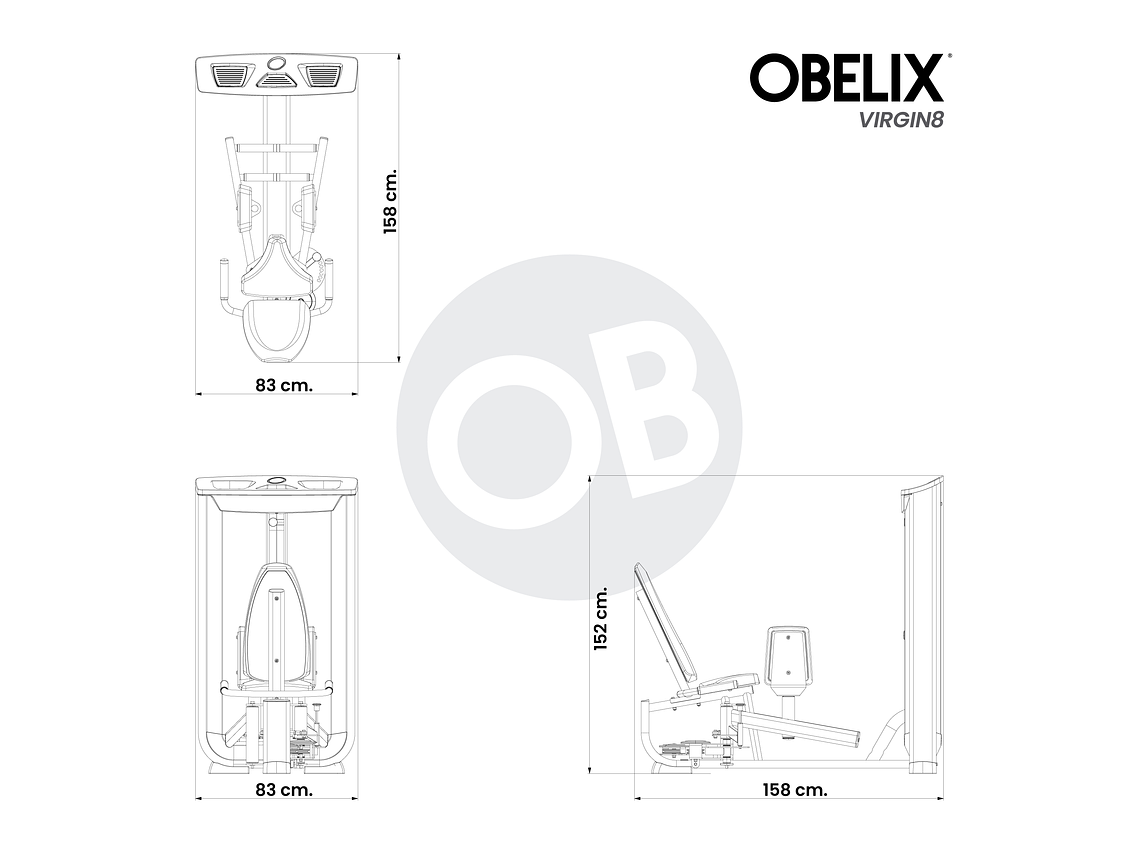 Dual Abductor/Aductor V8 Series | Obelix 2