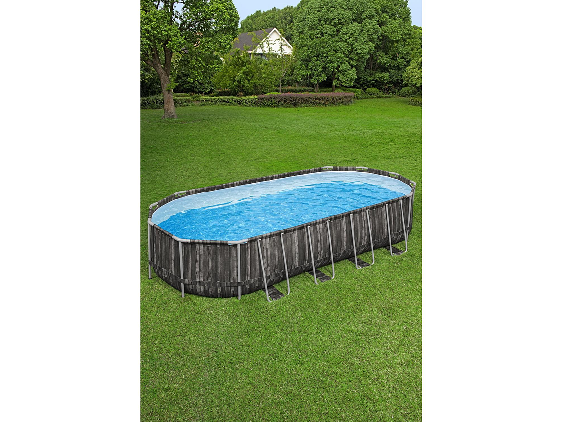 PISCINA BESTWAY OVALADA FILTRO+ACCESORIOS 7.32MX3.66MX1.32M 9
