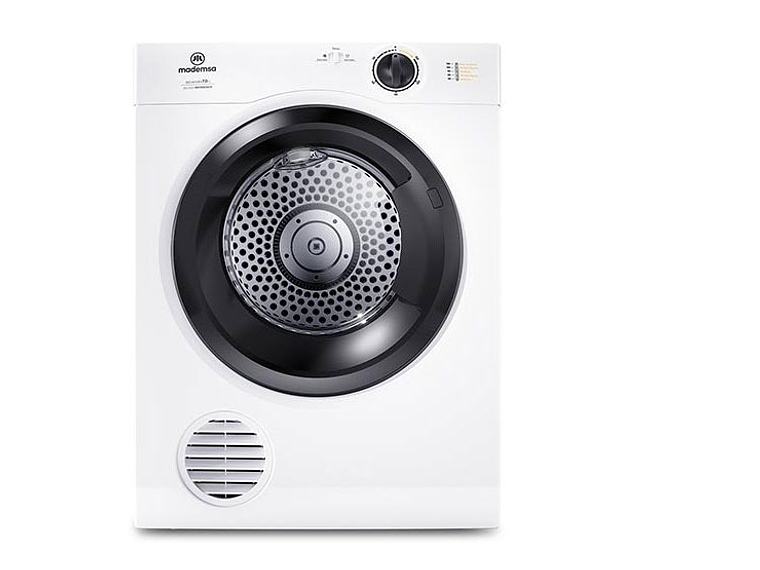 SECADORA DE ROPA POR VENTILACIÓN MADEMSA 7D BZG 7KG BLANCO 1