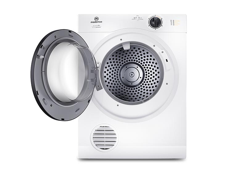 SECADORA DE ROPA POR VENTILACIÓN MADEMSA 7D BZG 7KG BLANCO 2