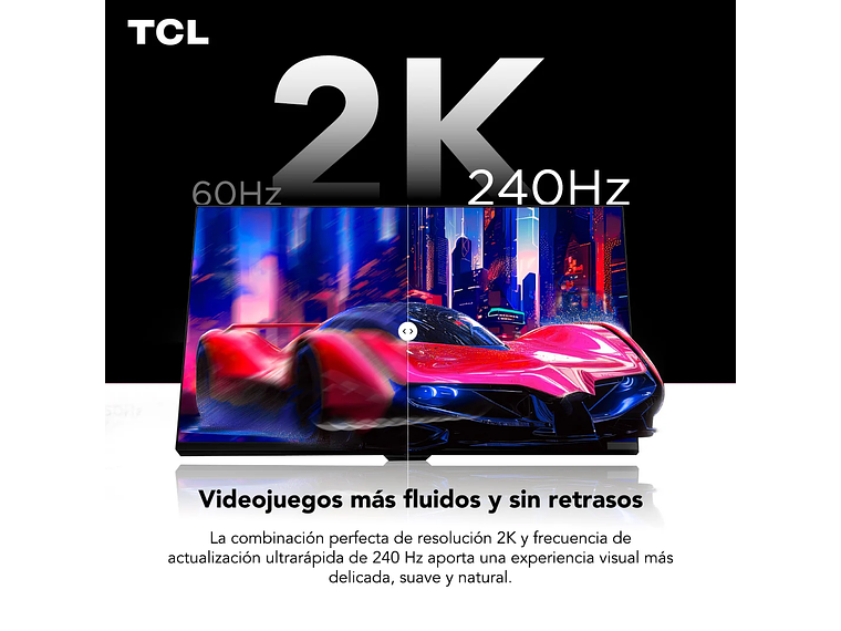 MONITOR GAMER TCL 27' R73Q 240HZ HDR QD-MINILED 1MS 4