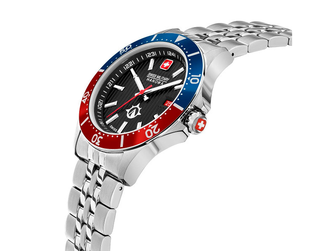 RELOJ DE PULSERA SWISS MILITARY PLATEADO 2
