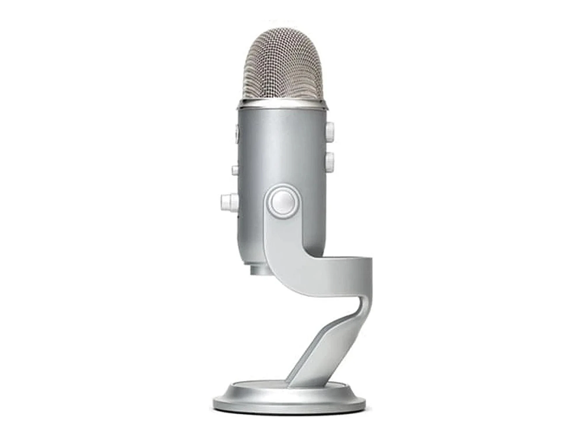 MICROFONO YETI BLUE PLATEADO USB STREAMING PLATEADO LOGITECH 2