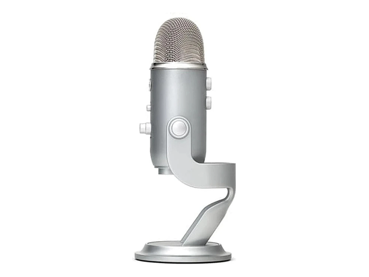 MICROFONO YETI BLUE PLATEADO USB STREAMING PLATEADO LOGITECH 2