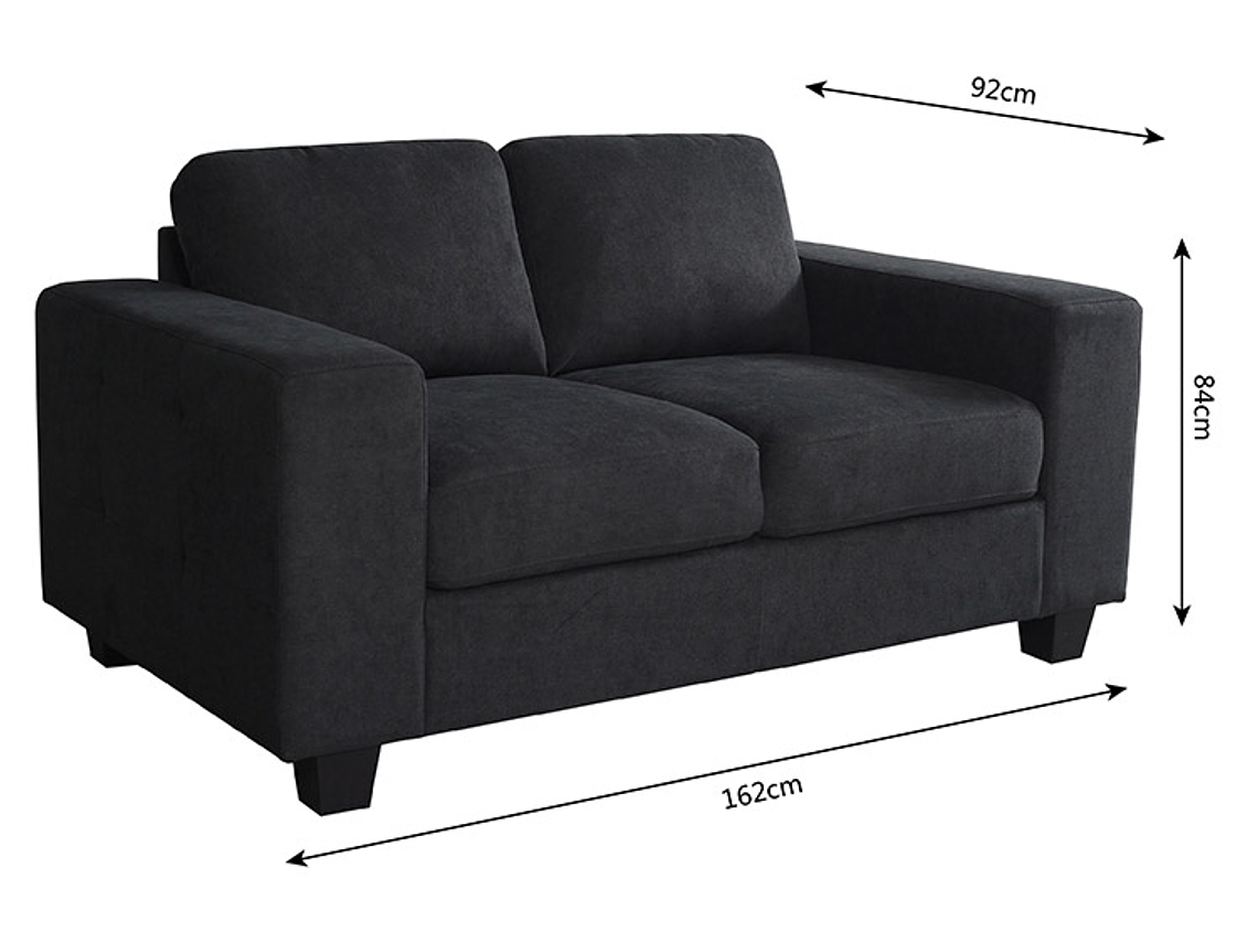 SOFÁ CIC TÁMESIS 2 CUERPOS GRIS 3