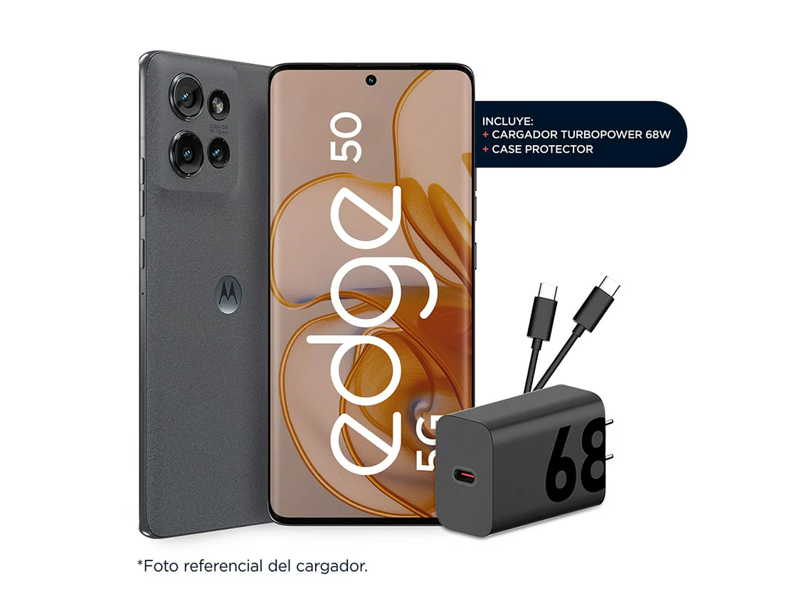 CELULAR MOTOROLA EDGE 50 12 GB 256GB GRIS 6