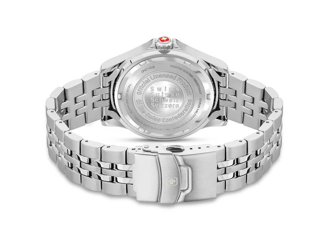 RELOJ DE PULSERA SWISS MILITARY PLATEADO 3