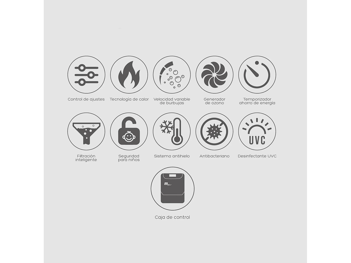 HOT TUB ARMABLE / SPA TUSCANY 6 FRAME / MSPA 6 PERSONAS 5