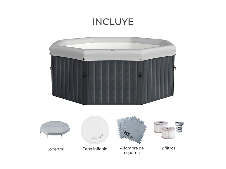 HOT TUB ARMABLE / SPA TUSCANY 6 FRAME / MSPA 6 PERSONAS 7
