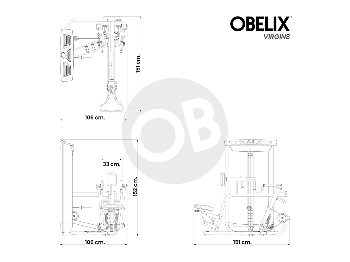 Remo Sentado V8 Series | Obelix 3