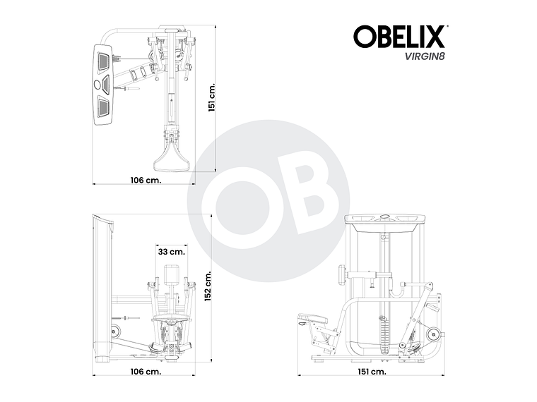 Remo Sentado V8 Series | Obelix 3