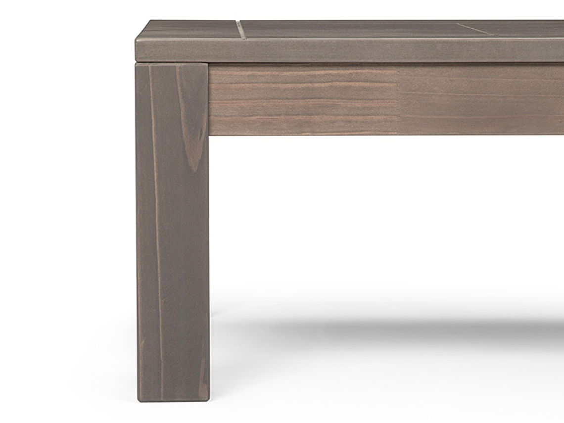 MESA DE CENTRO ROSEN NEW SAPELLY RECTANGULAR CENIZA GRAFITO 110 X 70 CM 5