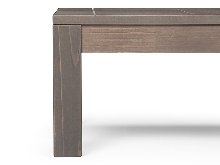 MESA DE CENTRO ROSEN NEW SAPELLY RECTANGULAR CENIZA GRAFITO 110 X 70 CM 5