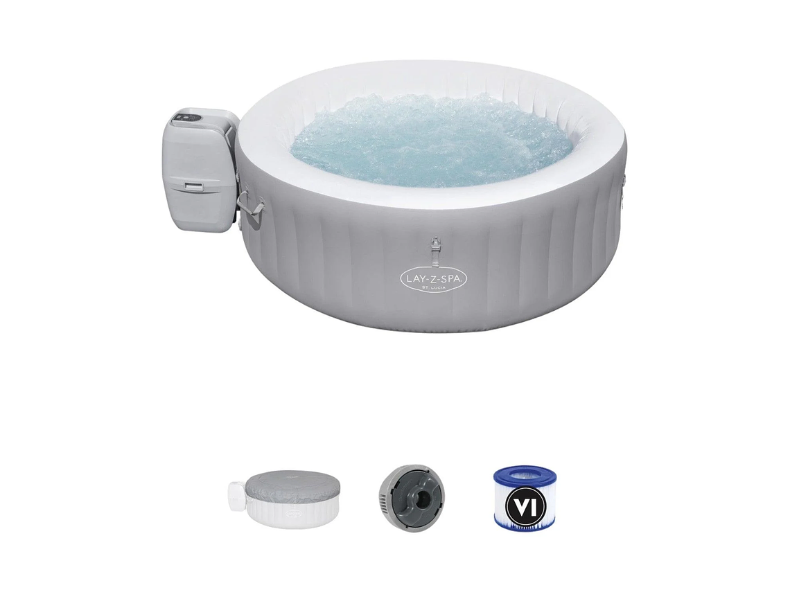 HOT TUB SPA JACUZZI INFLABLE ST. LUCIA 3 PERSONAS BESTWAY 7