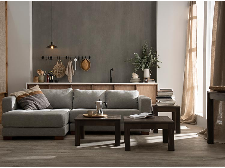 MESA DE CENTRO ROSEN NEW SAPELLY RECTANGULAR CENIZA GRAFITO 110 X 70 CM 9