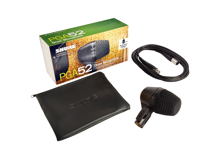 MICROFONO DINAMICO CARDIOIDE PARA BOMBO SHURE PGA52 4