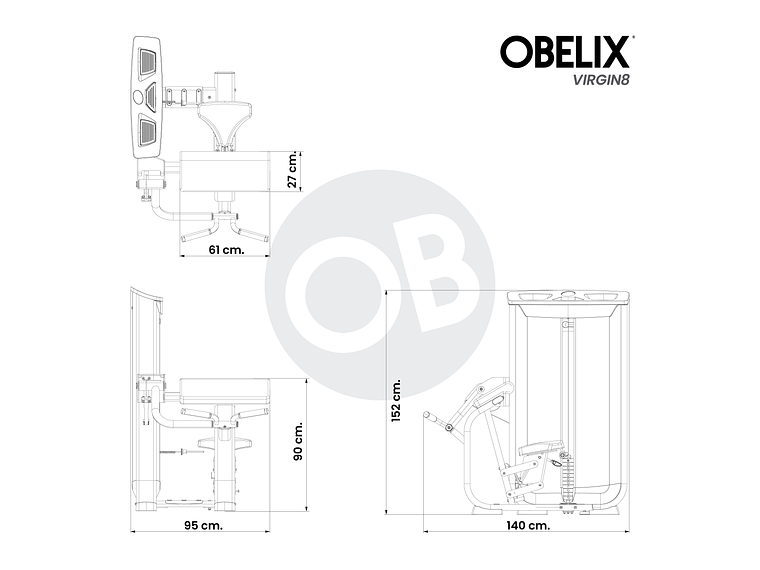 Curl de Bíceps V8 Series | Obelix 3