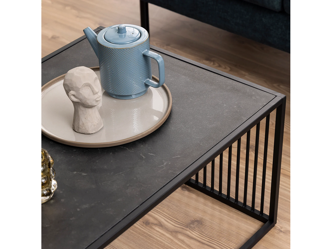 MESA DE CENTRO FORM DESIGN RECTANGULAR LIVERPOOL METAL 5