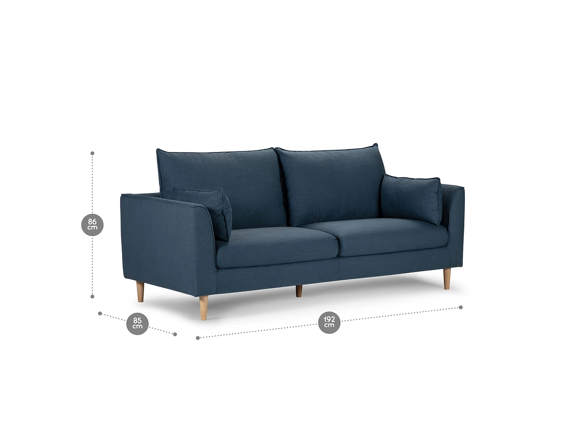 SOFÁ ROSEN CAVOUR 3 CUERPOS DENIM 5