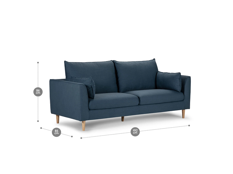 SOFÁ ROSEN CAVOUR 3 CUERPOS DENIM 5