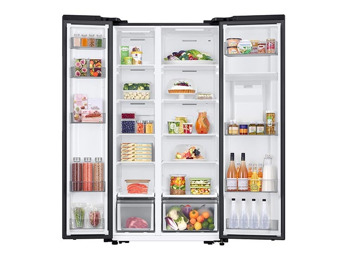 REFRIGERADOR SIDE BY SIDE SAMSUNG RS57DG4100B4 560L NO FROST NEGRO 5