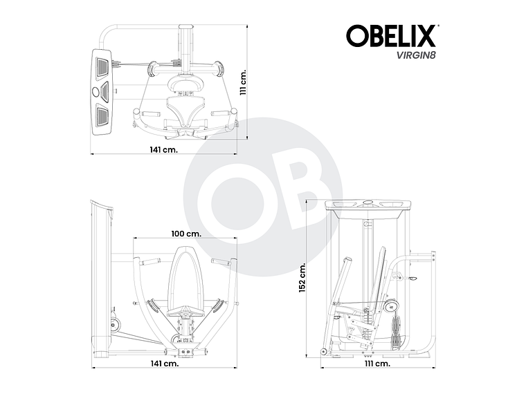 Press de Pectoral V8 Series | Obelix 2