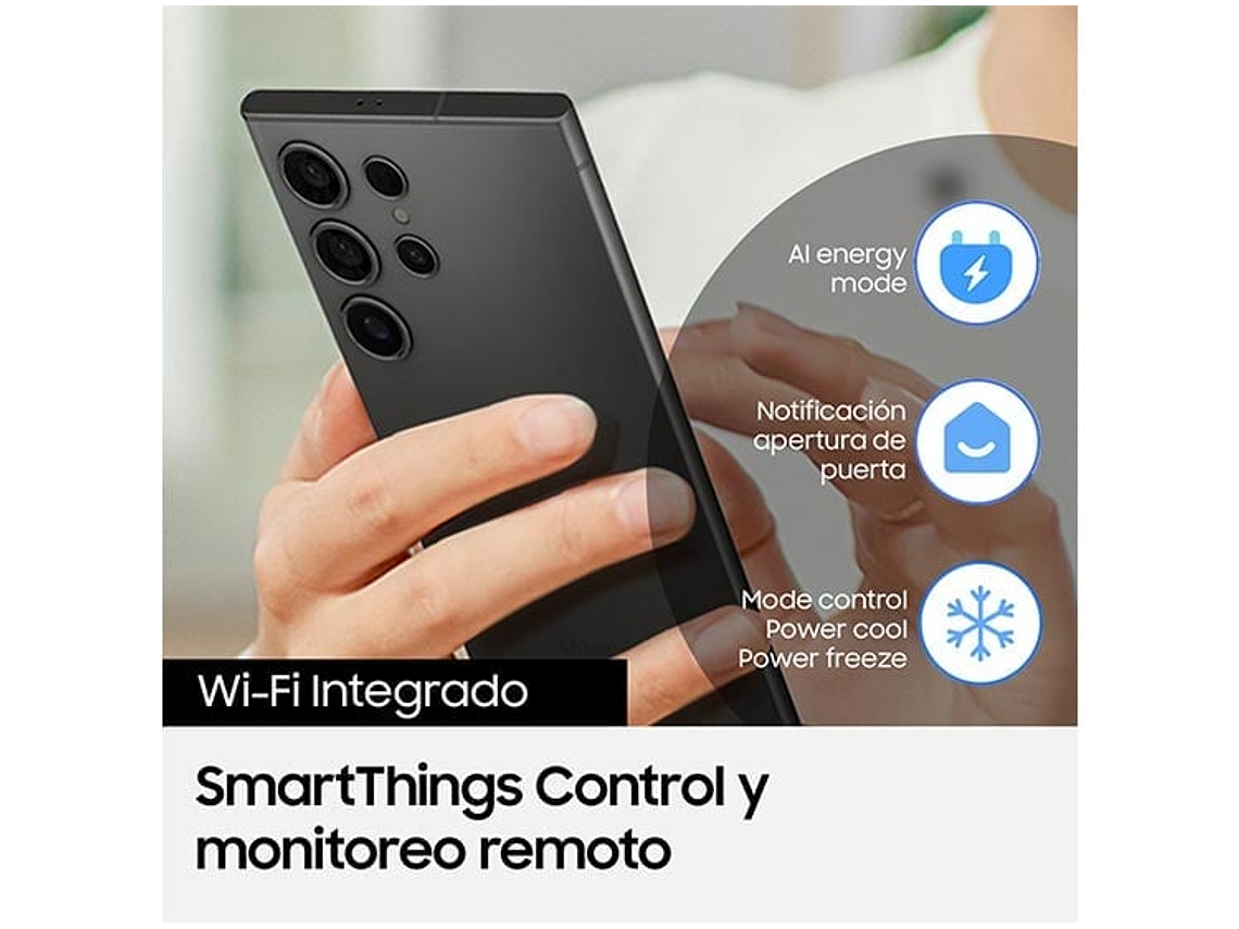 REFRIGERADOR SIDE BY SIDE SAMSUNG RS57DG4100B4 560L NO FROST NEGRO 8