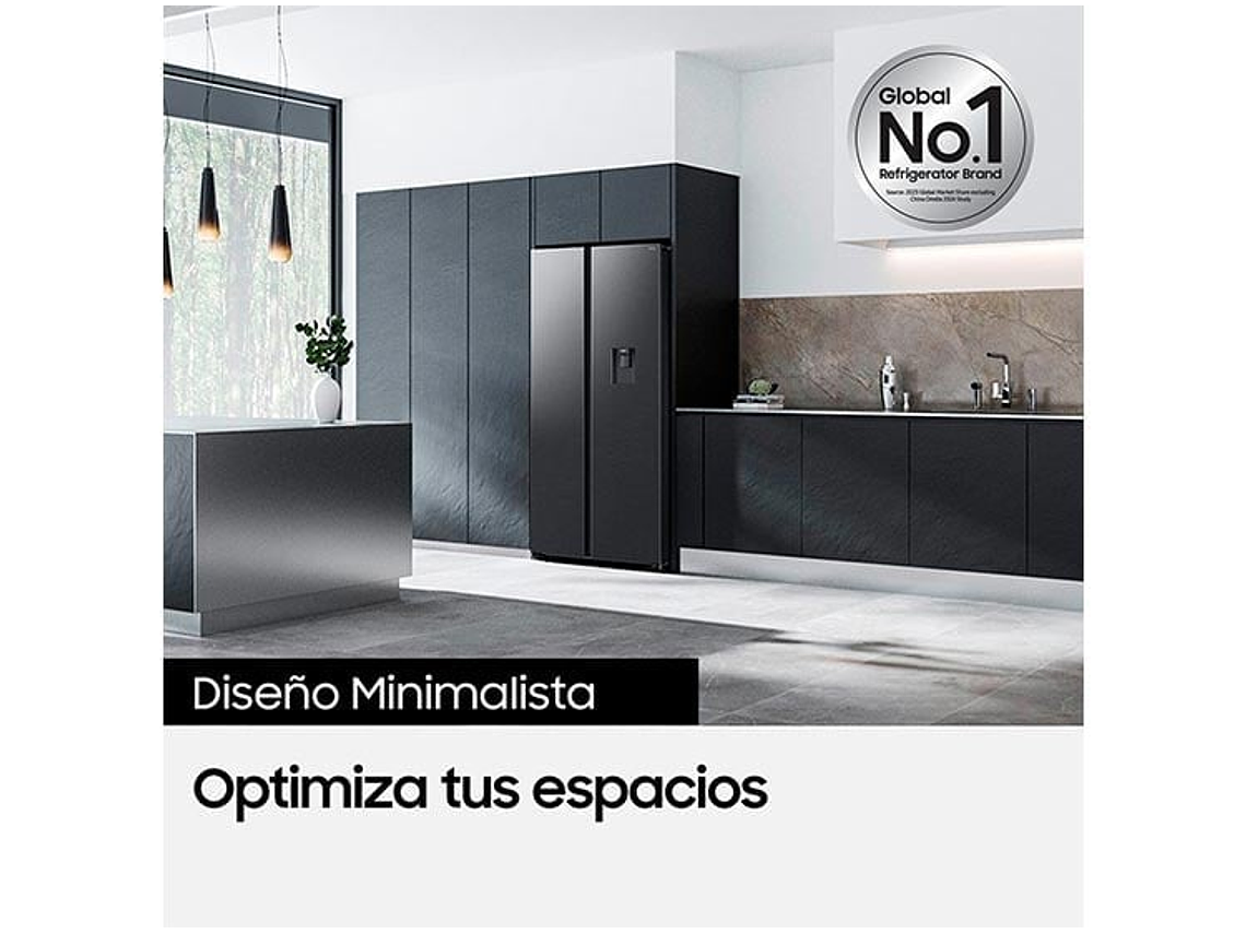 REFRIGERADOR SIDE BY SIDE SAMSUNG RS57DG4100B4 560L NO FROST NEGRO 9