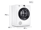 SECADORA DE ROPA POR VENTILACIÓN MADEMSA 9D BZG 9KG BLANCO - Miniatura 5