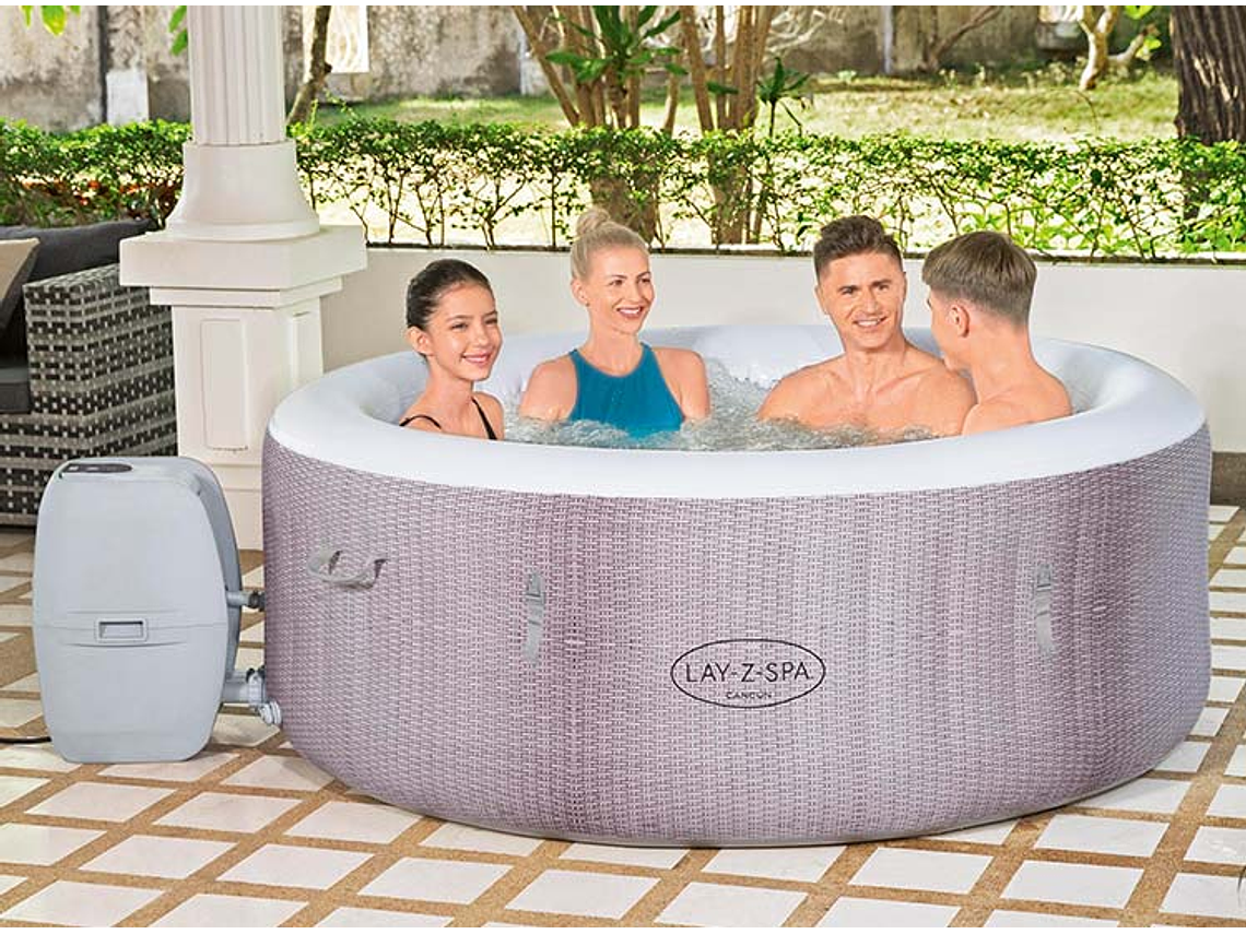 SPA INFLABLE BESTWAY CANCUN AIRJET LAY-Z 8