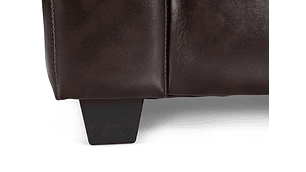 SOFÁ ROSEN MIRA PU 3 CUERPOS CAFÉ