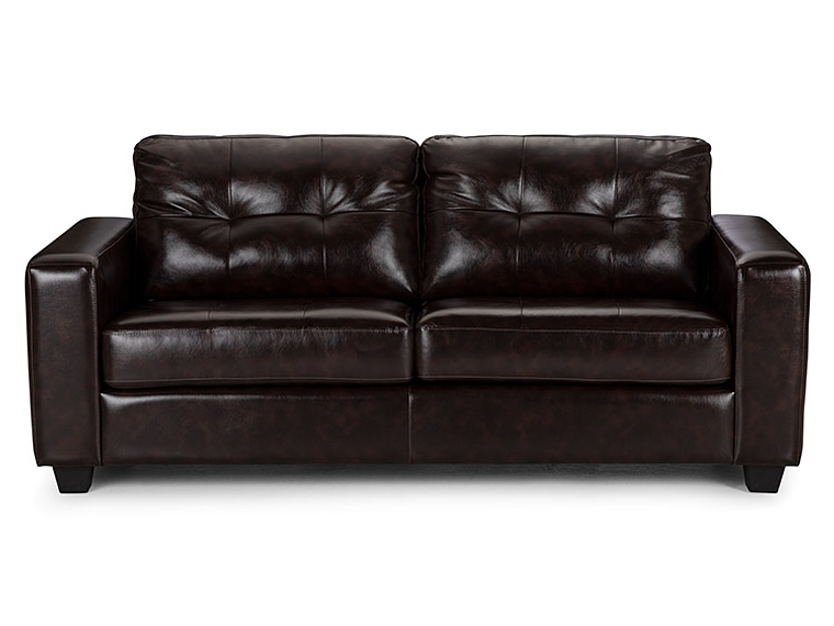 SOFÁ ROSEN MIRA PU 3 CUERPOS CAFÉ 2