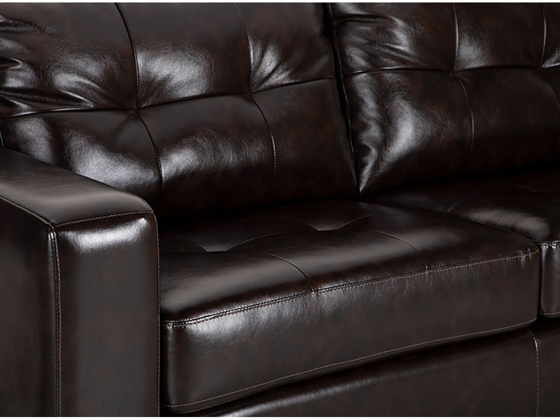 SOFÁ ROSEN MIRA PU 3 CUERPOS CAFÉ 4