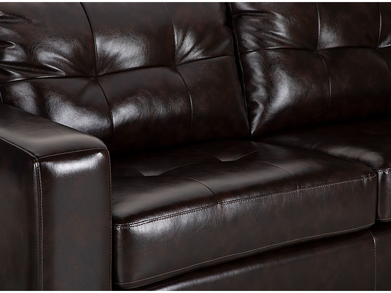 SOFÁ ROSEN MIRA PU 3 CUERPOS CAFÉ 4